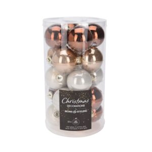 Szklane bombki choinkowe świąteczne ozdoby 6 cm