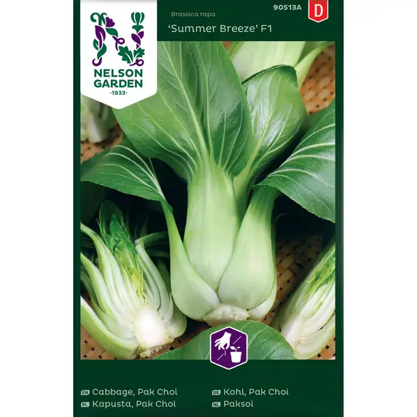 Kapusta Pak Choi Summer Breeze F1 zielona - Nasiona - Nelson Garden