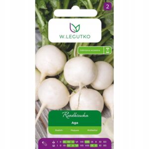 Nasiona Rzodkiewka kulista biała Aga 5g W. Legutko