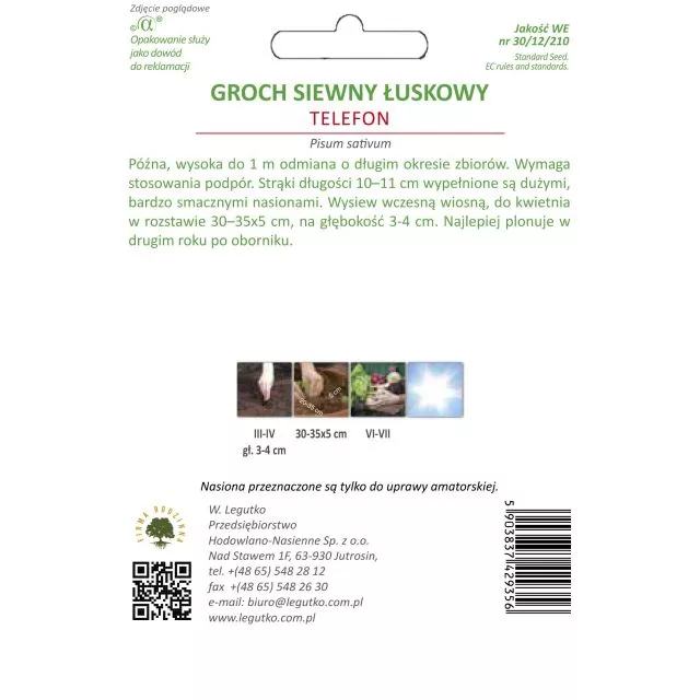 GROCH SIEWNY ŁUSKOWY TELEFON LEGUTKO 50g